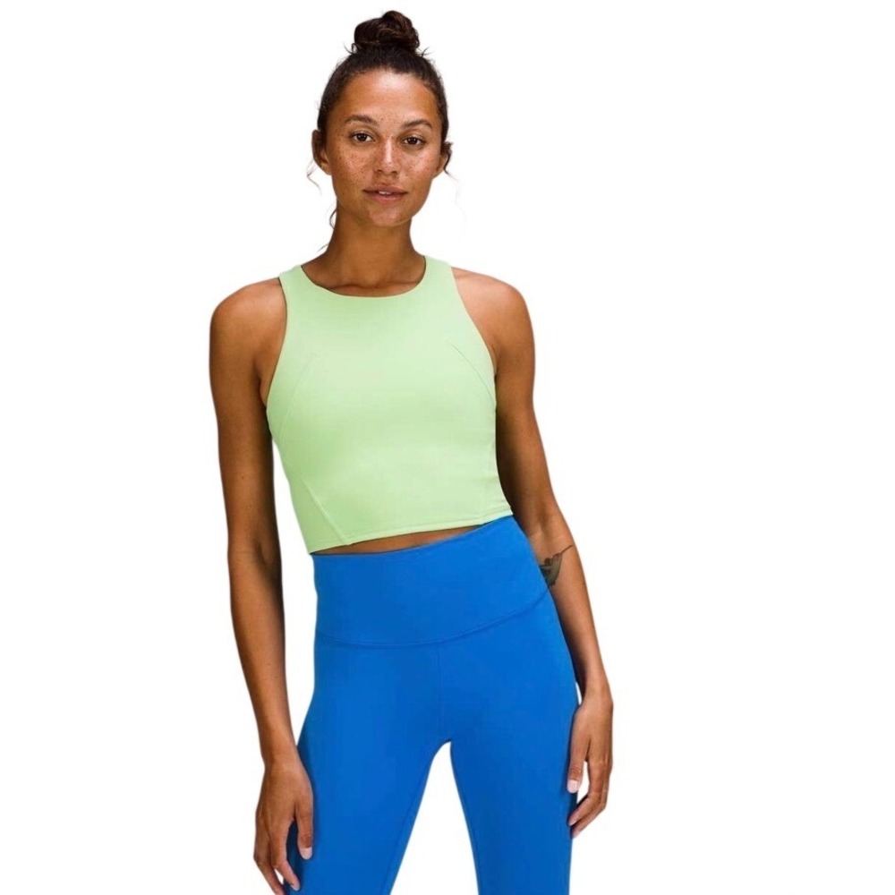 Lululemon Invigorate Training Tank Top
Scream Green Light Built In Bra‎ Size 10